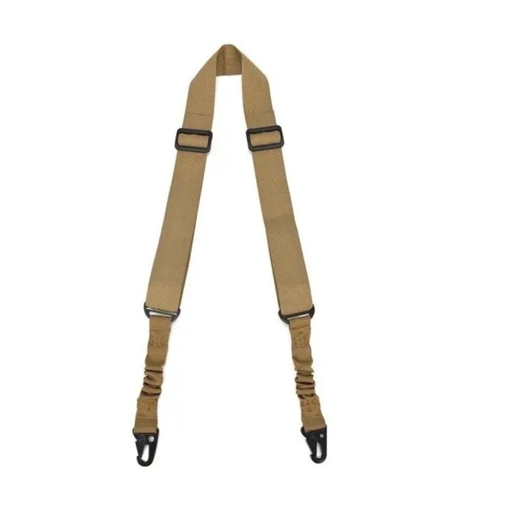 Bandoleira 2 pontas sling tática conector em metal