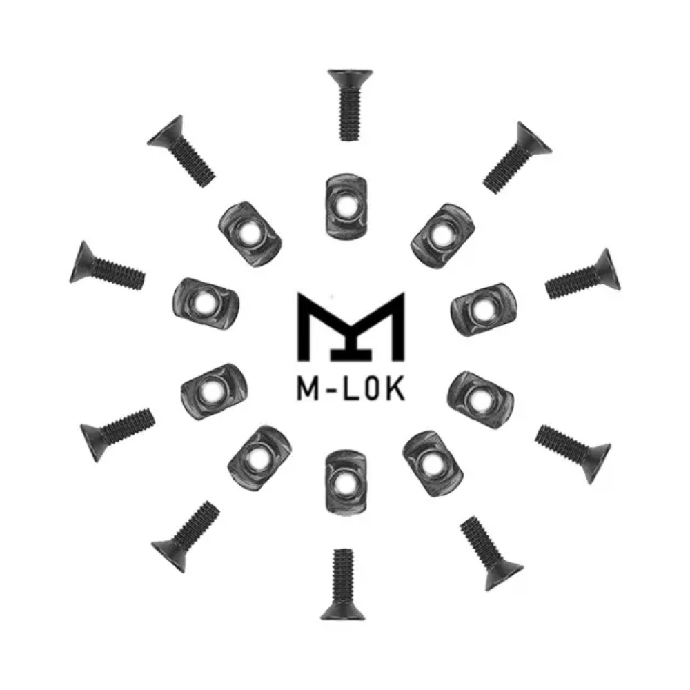 Parafuso padrão M-Lock de aço para fixação - Kit c/ 10 - miniatura 2