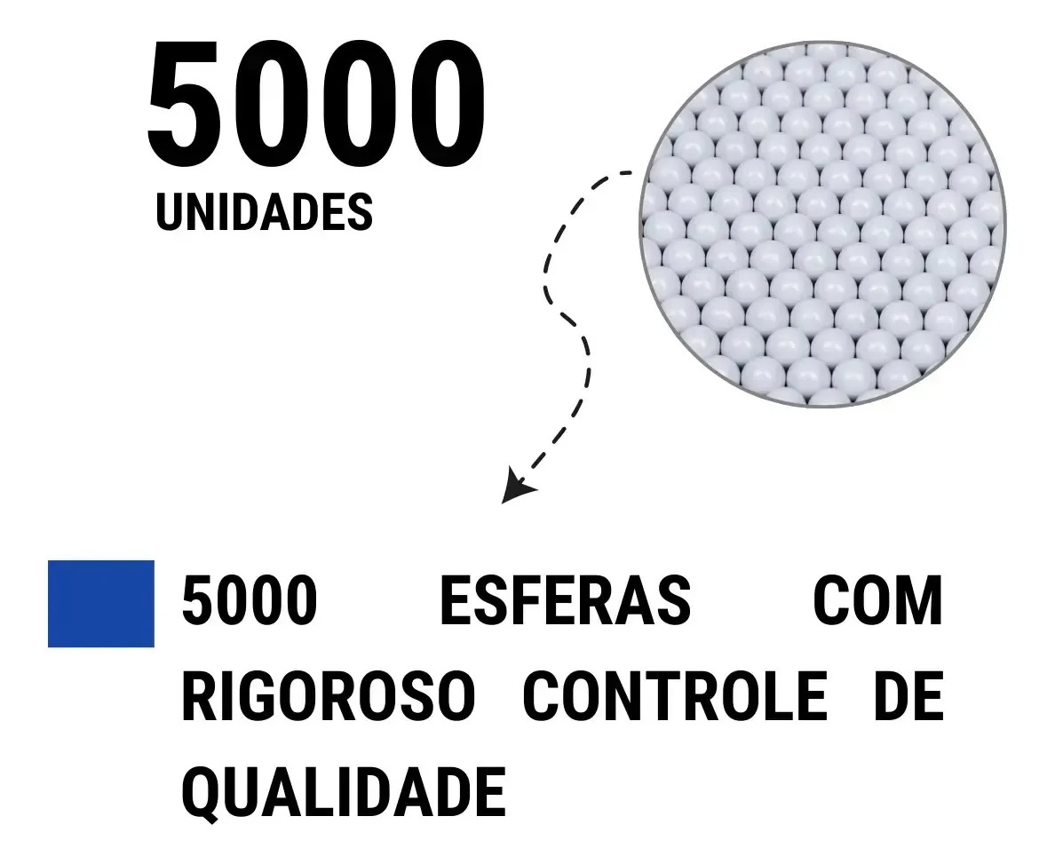 BBs Leão 0.25g 6mm - Pote 5.000 un - miniatura 3
