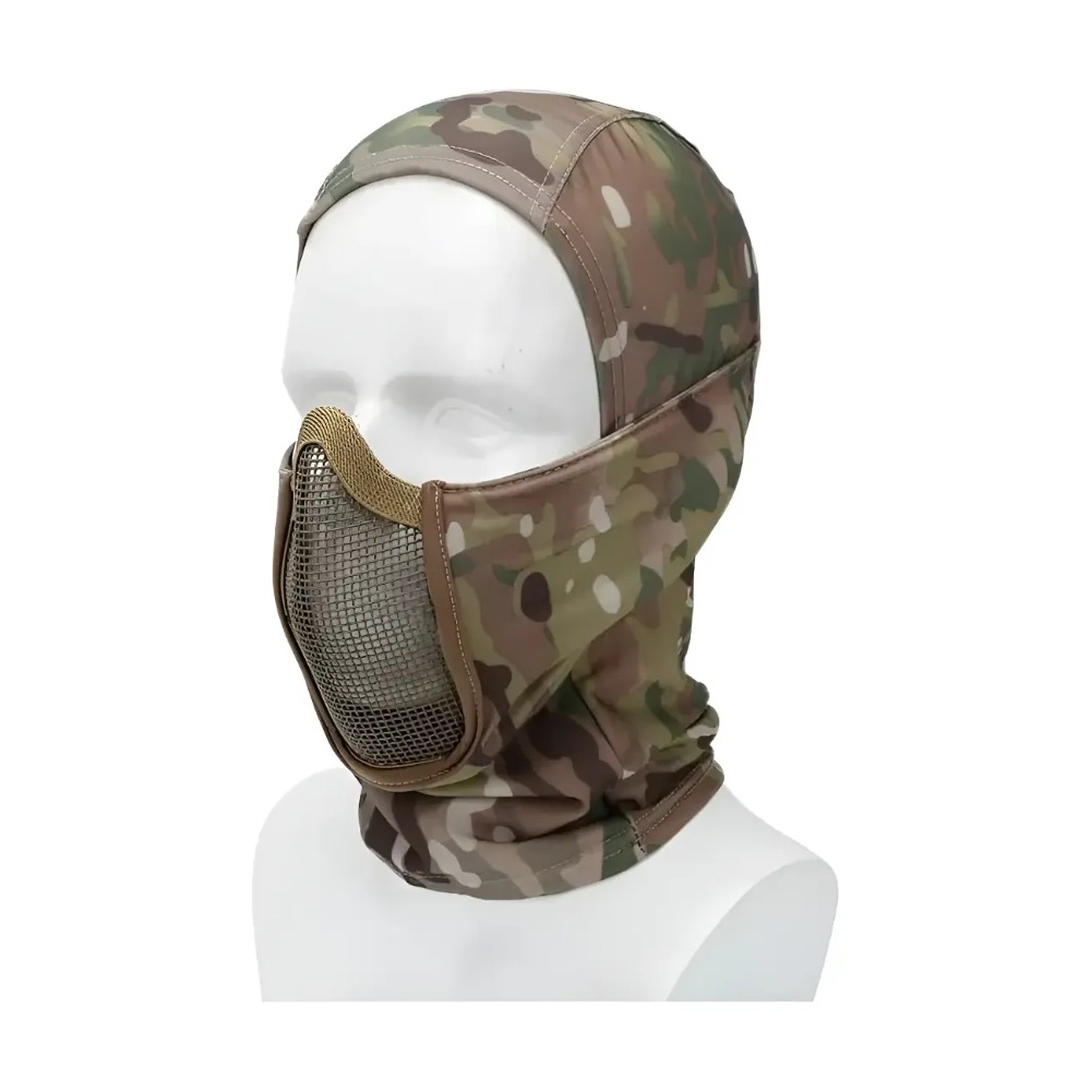 Máscara balaclava com proteção telada