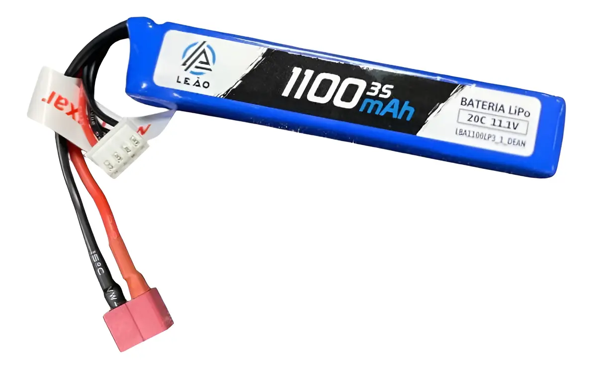 Bateria Airsoft Lipo 3s 11.1v 1100mah 20/40c - 1Pack - miniatura 3