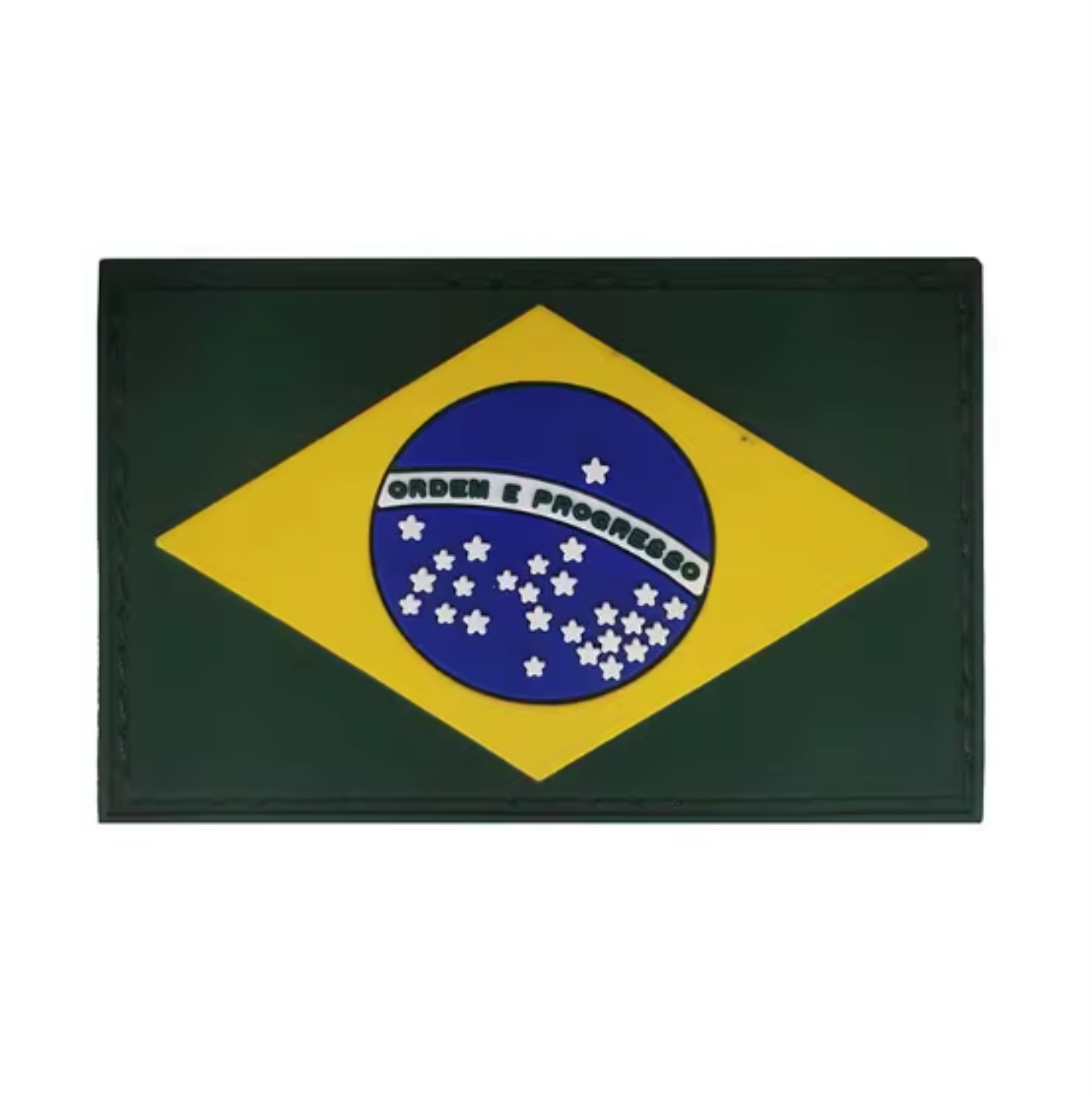 Patch emborrachado com velcro 8 x 5cm